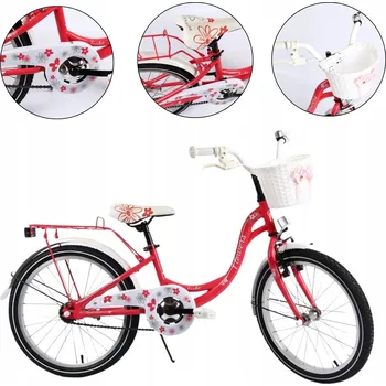 Dětské kolo Kolo Turbo Flowers 20" fialové, modré, růžové, zelené