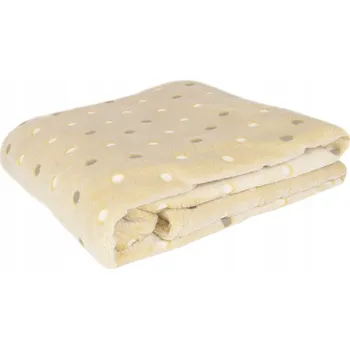 deka Deka z mikrovlákna Neon 150x200 puntíky limetka