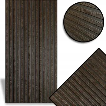 PS obklad Lamela Hnědo-černá (1000 x 500 mm - 0,5 m2)