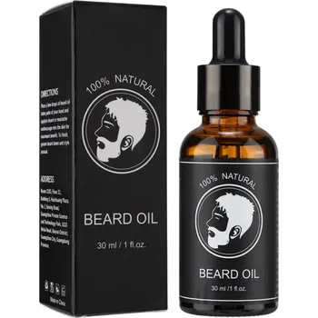 Vlasová regenerace Olej na růst vousů pro muže 30 ml Hydratace Biotin Jojobový olej Změkčení vousů Výživa pokožky Proti svědění Plnější tvar a lesk