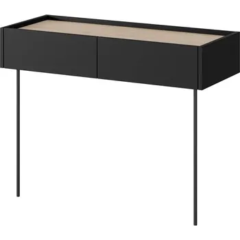 Toaletní stolek Závěsný konzolový stolek Desin - Meble Bogart Černý mat-dub nagano 100x83 cm