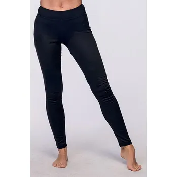 Dámské legíny Dlouhé teplejší černé dámské legíny 338 délka zkrácená (-5cm) velikost XL