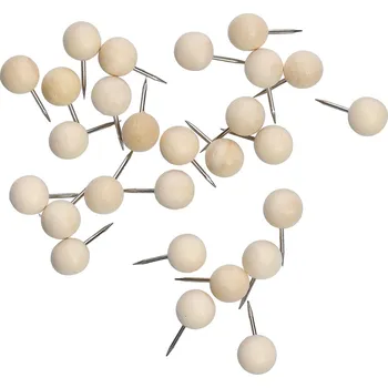 Dřevěné připínáčky, 25 kusů, ZELLER