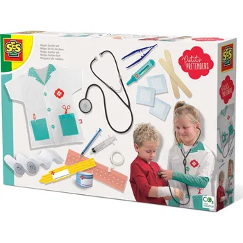 plyšák Hračkářský lékařský kufřík s doplňky SES Creative Mega Set