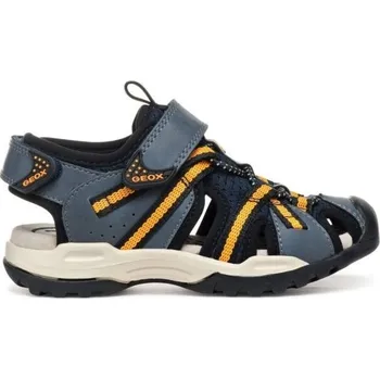 Dámské sandále Chlapecké sandály Geox J BOREALIS BOY 36-41 EU 38 Tmavě modrá, Černá, Oranžová