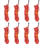 Stanová lanka s napínáky reflexní 8 ks 4 m 4 mm