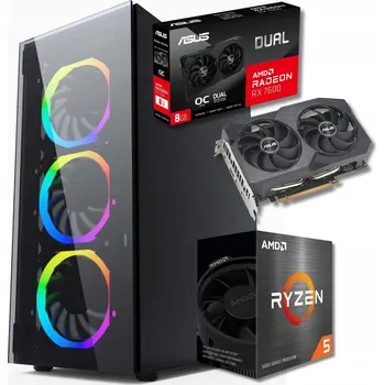 Stolní počítač Počítač Ryzen 5 4,4GHz | RX 7600 8GB | 32GB/1TB SSD Win11