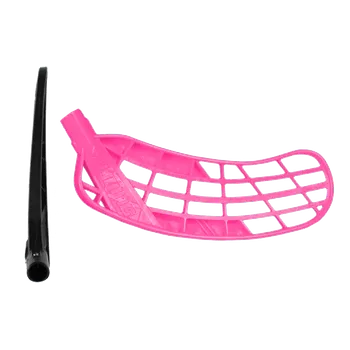 Florbalová čepel SALMING Raven Blade Endurance Magenta L - Levá ruka dole/Růžová/středně tvrdá - Endurance (PE)