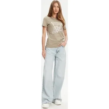 Oblečení a móda Guess T-Shirt W5YI40 I3Z14 Zelená Regular Fit XL