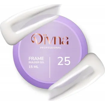 Lak na nehty DIVNA Frame Builder Gel 25 15 ml stavební gel barevný na nehty