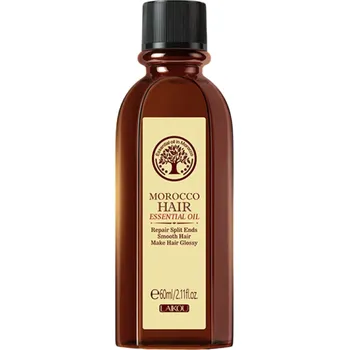 Vlasová regenerace Hydratační vlasový olej s arganem 60 ml Vyživující krém proti roztřepeným konečkům Hladké a lesklé vlasy Keratinová regenerační kúra