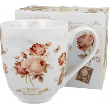 Porcelánový hrnek XXL Secese 1000 ml v dárkové krabičce