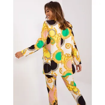 Dámská bunda DHJ MA 15621B bunda.02 černá a béžová 2XL