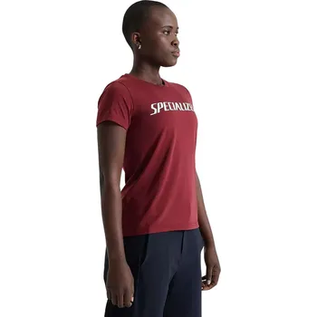 Dámské tričko tričko Specialized Wordmark - Garnet Red M