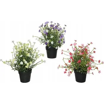 umělá květina UMĚLÁ ROSTLINA V KVĚTINÁČI UMĚLÝ SUKULENT 28CM