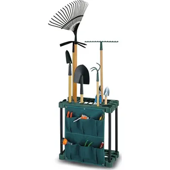 Plastový držák nářadí do zahrady - montovatelný na zeď