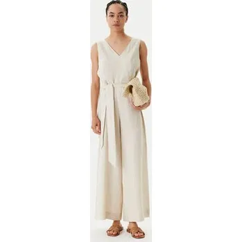 Dámský overall United Colors Of Benetton Overal 4AGHDT00E Béžová Wide Leg S