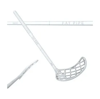 Florbalová hůl Fat Pipe RAW 26 THIN SILK Florbalová hůl bílá, Pravá (pravá ruka dole), 101cm (=111cm)