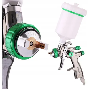 Stříkací pistole LAKÝRNICKÁ STŘÍKACÍ PISTOLE LVLP 1,3MM PRO VODOU ŘEDITELNÉ LAKY 600ML