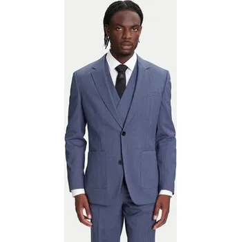 HUGO BOSS Oblek Henry-Getlin253V1X 50544664 Modrá Regular Fit 54