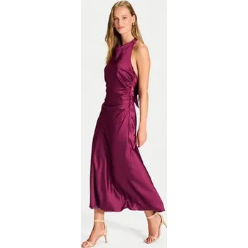 Dámské oblečení Hey Kyla Koktejlové šaty 5AI069HK Fialová Regular Fit 44