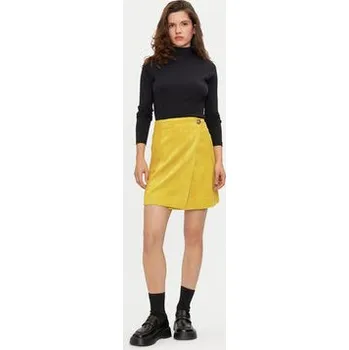 Dámská sukně United Colors Of Benetton Mini sukně 4Q5GD0048 Žlutá Regular Fit 50