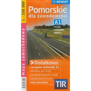 Pomorskie TIR mapa samochodowa dla zawodowców (PL)