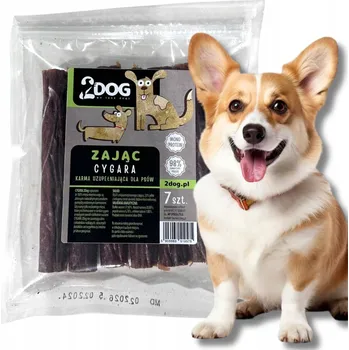 Pamlsek pro psa Psí pamlsek CIGÁRO ze ZAJÍCE 7 kusů 2Dog přírodní pamlsky