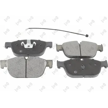 Brzdová destička Sada brzdových destiček, vždy 4 kusy v sadě ABAKUS 231-01-252