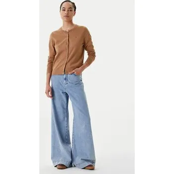 Dámský svetr Tommy Hilfiger Kardigan WW0WW42370 Hnědá Regular Fit XS