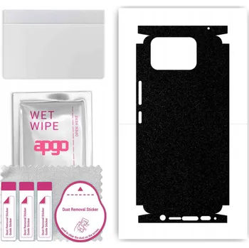 Pouzdro na mobilní telefon Fólie na ZÁDA + BOKY pro Asus Zenfone 12 Ultra - Černá Pastelová Matná