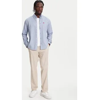 Pánská košile HUGO Košile Evito 50479302 Modrá Slim Fit XXL