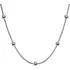 Náhrdelník Ewena Had s kuličkami GHZ384 stříbrný
