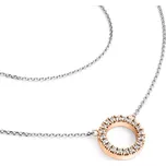 Dámský náhrdelník bílé zlato 585/1000 přírodní diamant G/SI 10981-NH01-BCV-DIA délka 45 cm