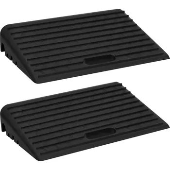Nakládací rampa pro vozidlo Nájezdové rampy na obrubník 2 ks 50 x 30 x 11 cm guma