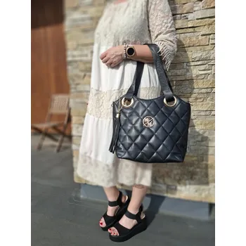 Kabelka Prošívaná kabelka černá