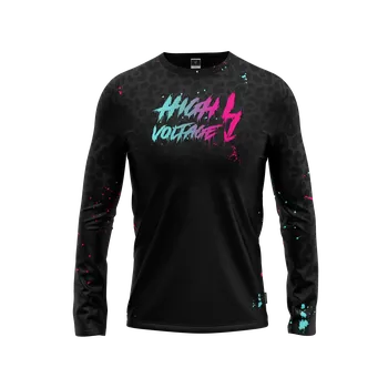Cyklistické oblečení HIGH VOLTAGE - dres Electric Punk M