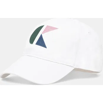 Čepice Bavlněná baseballová čepice Calvin Klein LV04D5043G bílá 00X, vel. ONE SIZE