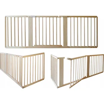 Obraz Bezpečnostní zábrana Maluchowelove dřevěná na schody 201 cm