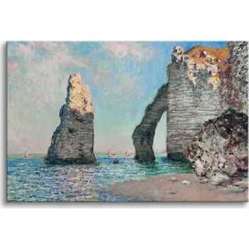 Obraz Obraz na plátně Útesy Replika přímořské krajiny Claude Moneta 80x120