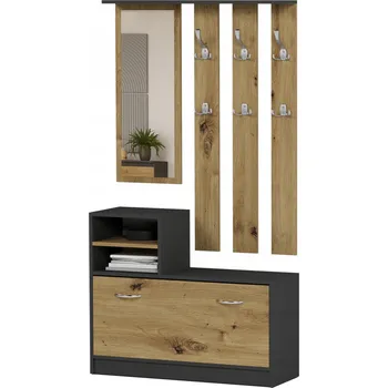 Šatní skříň Šatní skříň Framire 90 x 160 x 30 cm antracit