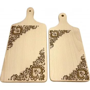 Kuchyňské prkénko Dřevěné kuch. prkénko s ornamentem, velké