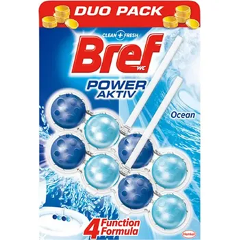 WC čistič Bref Power Aktiv WC blok Ocean 2 x 50 g