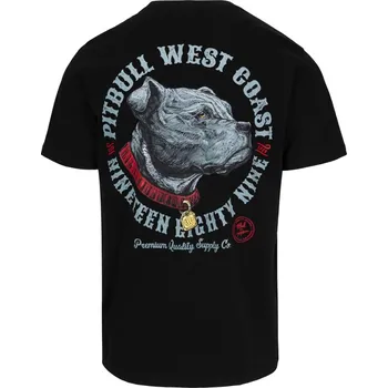 Pánské tričko PitBull West Coast Pit Bull West Coast - triko STRENGHT RESPECT černé Barva: Černá, Vel: XL