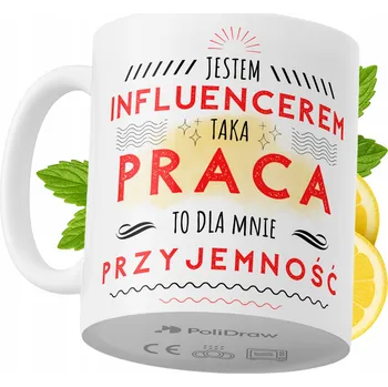 Hrnek Polidraw Hrnek Polidraw Pro Influencera Jako Dárek, keramika 330 ml