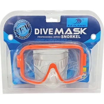 Plavecké brýle POTÁPĚČSKÉ BRÝLE POTÁPĚČSKÉ PLAVECKÉ BRÝLE VZDUCHOTĚSNÁ KOMFORTNÍ ČERVENÁ