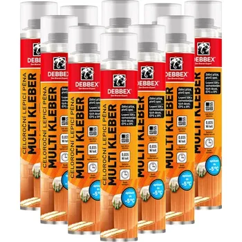 Stavební chemie 12x MULTI KLEBER pistolová pěna 750 ml Den Braven