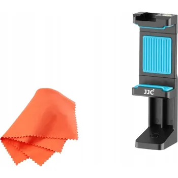 Držák na smartphone telefon JJC černý s vodováhou a sáňkami pro stativ