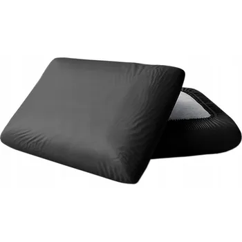Polštář Povlak na ortopedický pěnový polštář ČERNÝ s gumičkou PAN MATERAC