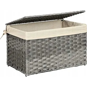 úložný prostor na hračky Truhla na hračky Songmics 55,5 x 34 cm, odstíny šedé